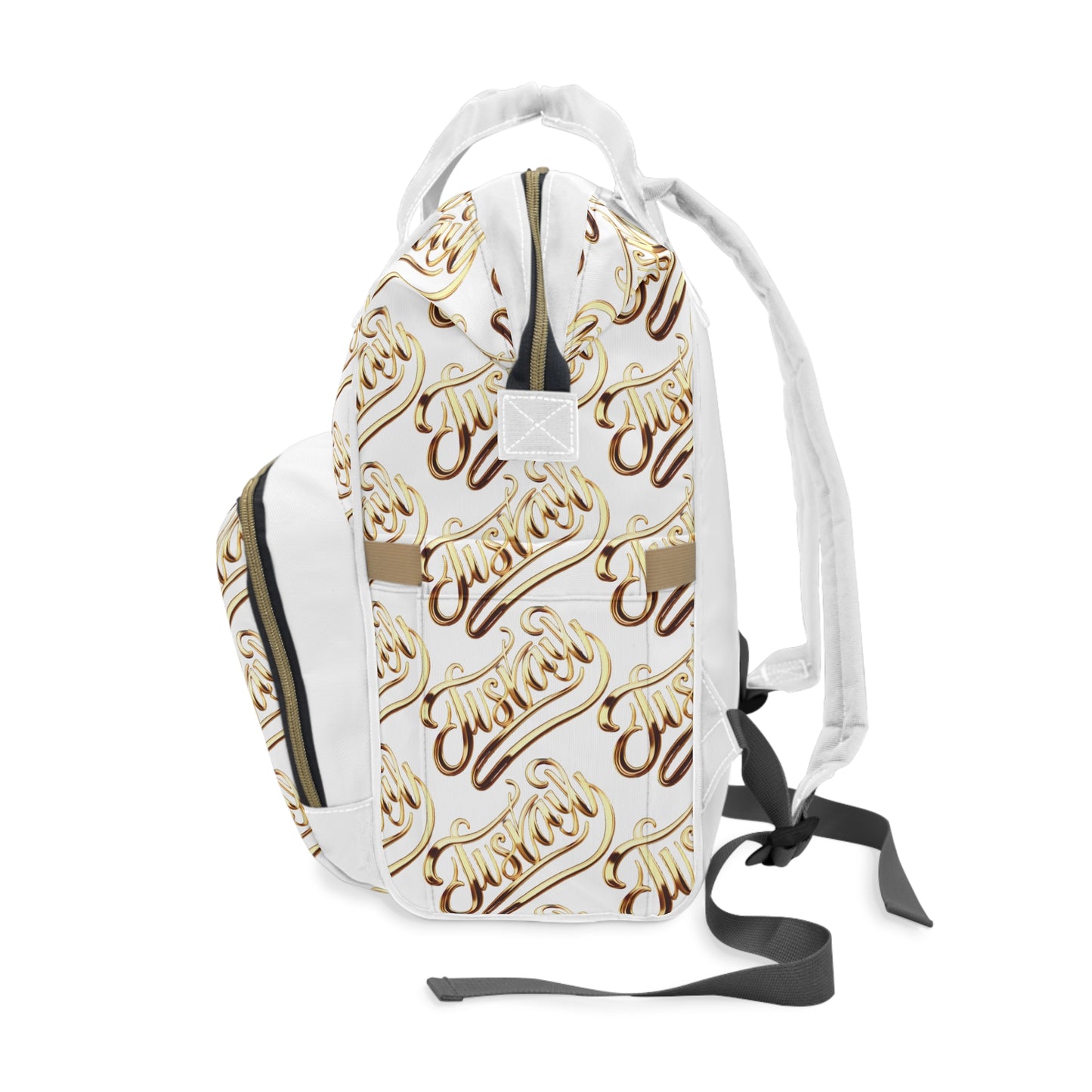 Stylish Travel Diaper Backpack Luxe Pattern | JusKay Design