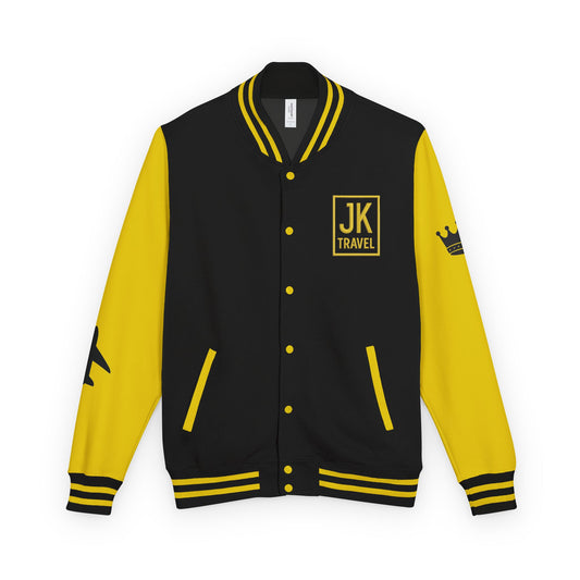 Jetsetter | Gold Edition | Heavyweight Letterman Jacket - JusKay Design