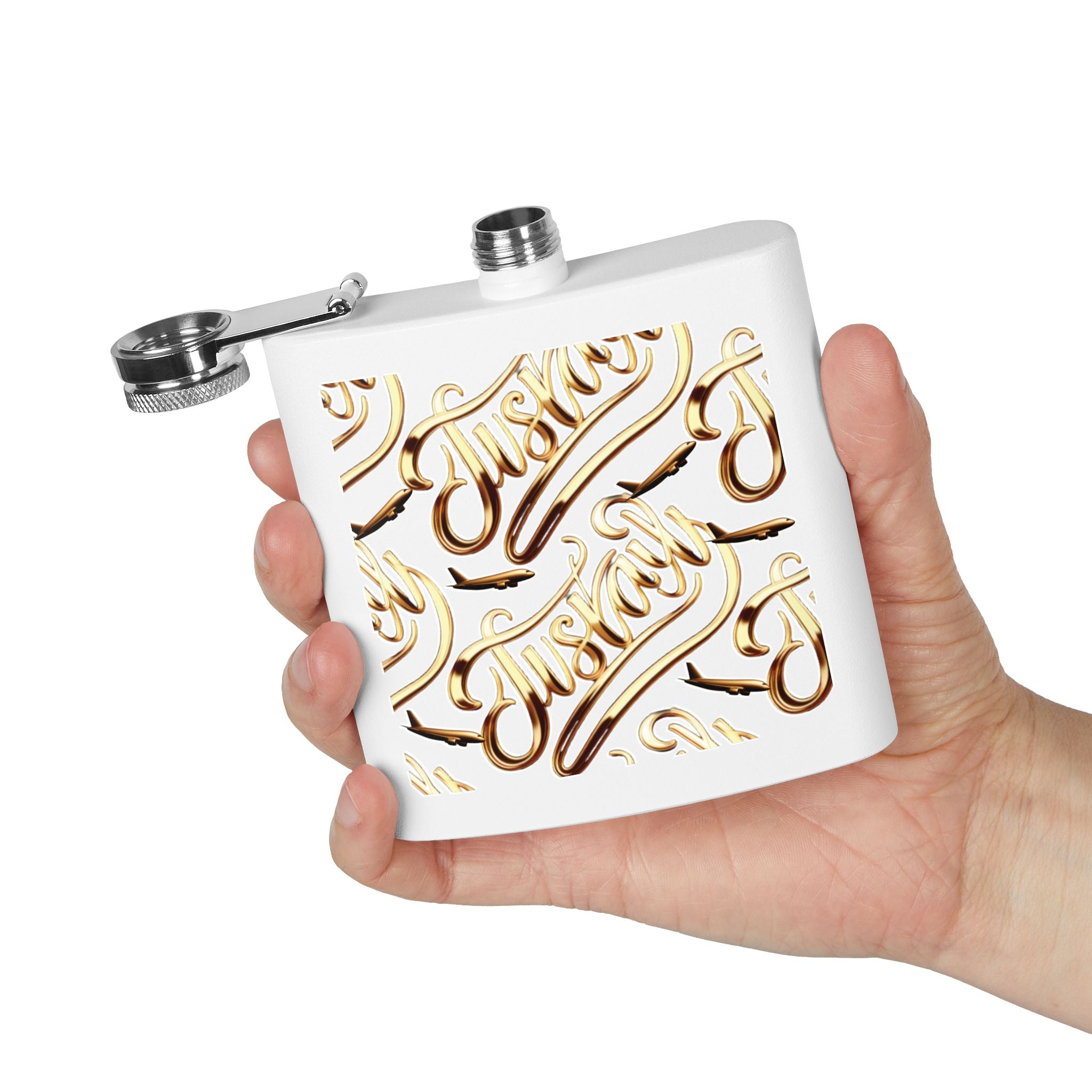 Stainless Steel Flask, 6oz