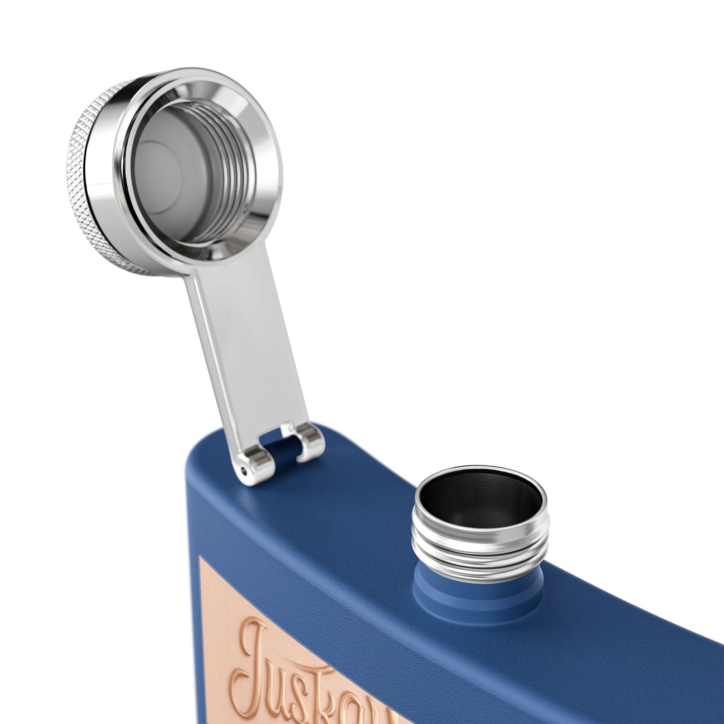 Stainless Steel Flask 6oz Luxe Pattern | JusKay Design