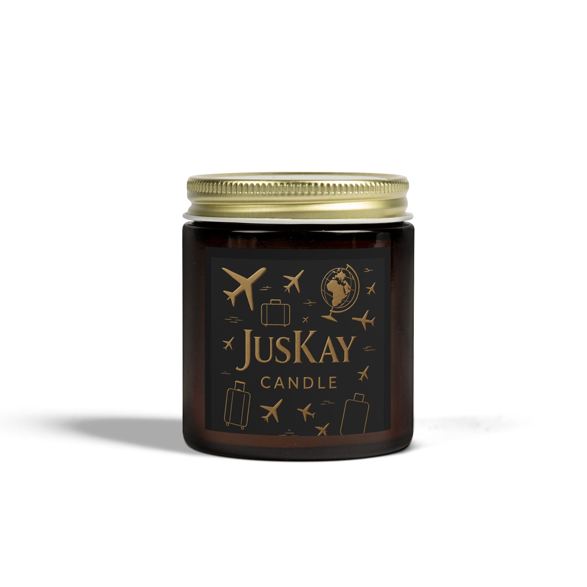 Travel Scented Candles, Coconut Apricot Wax