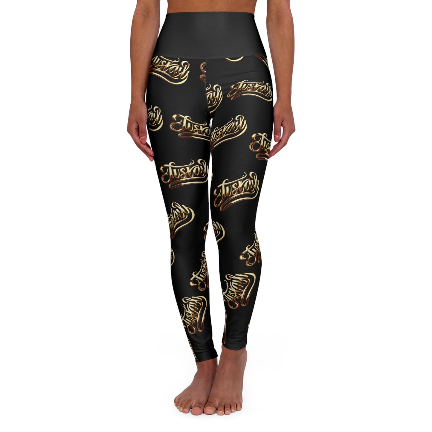 Stylish High Waisted Yoga Leggings | JusKay Design