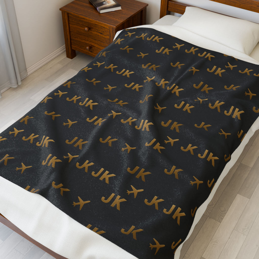 JusKay Travels Plush Blanket