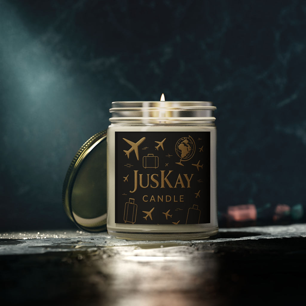Travel Scented Candles, Coconut Apricot Wax