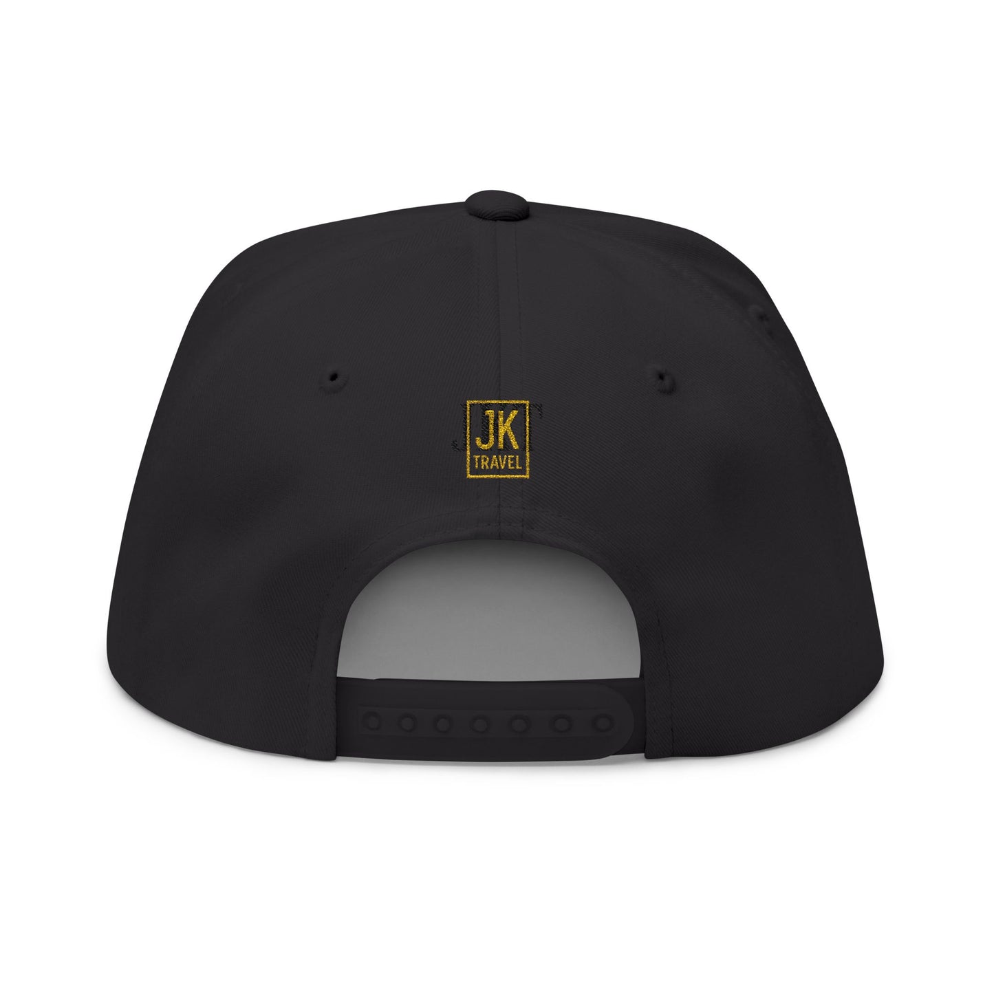 Jetsetter | Gold Edition | Flat Bill Cap - Embroidered Travel Hat