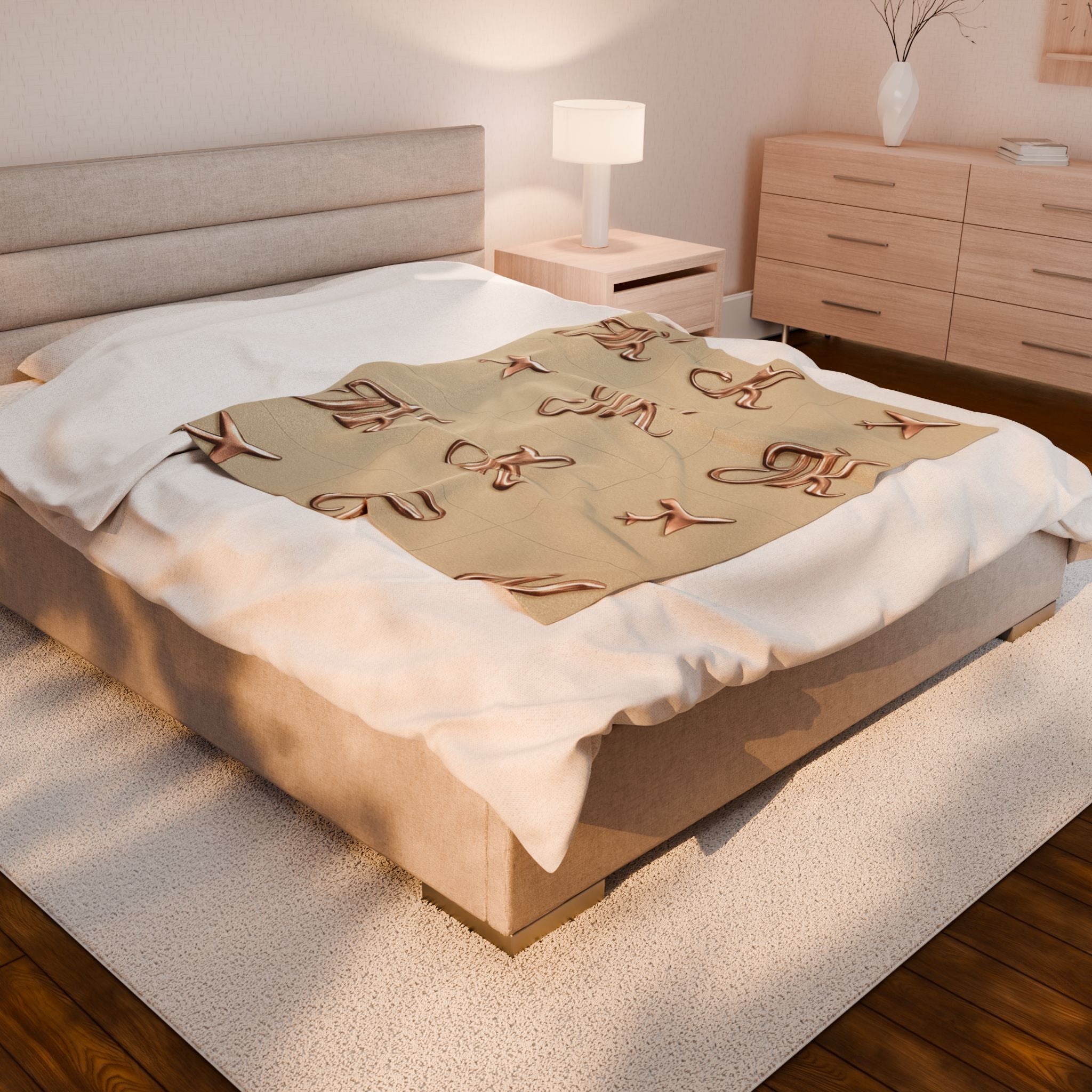 Plush Travel Blanket - Juskay Design