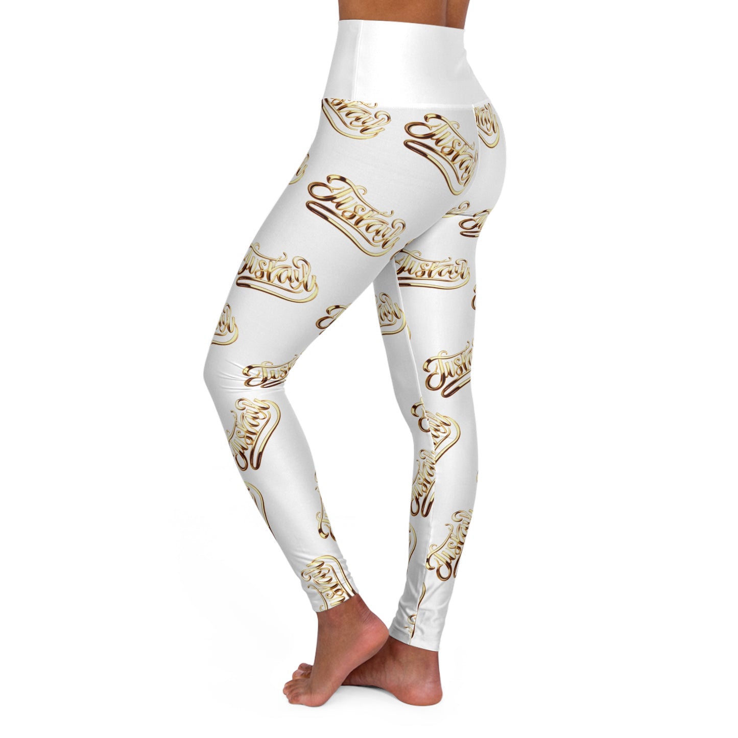 Luxe Pattern High Waisted Yoga Leggings | JusKay Design