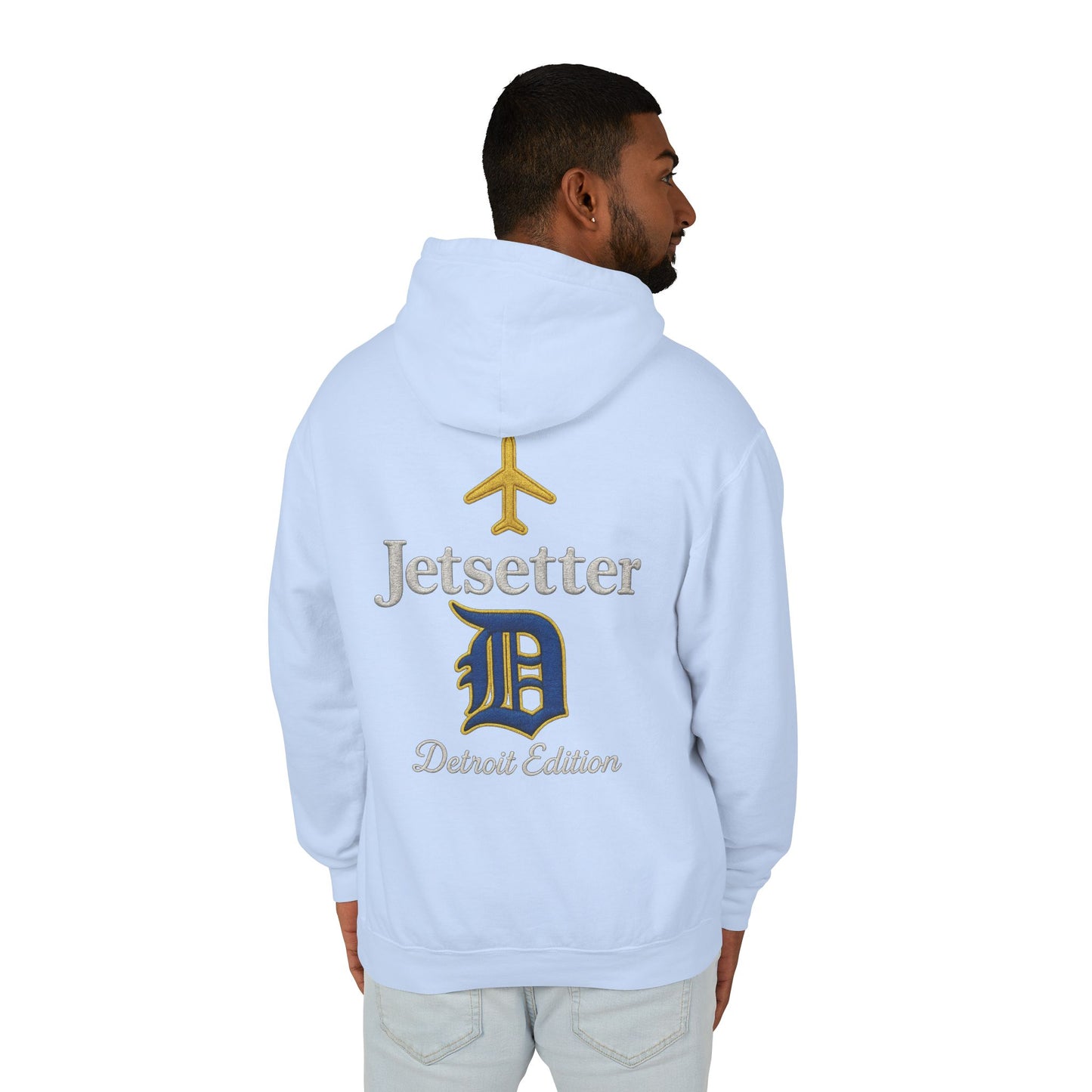 Jetsetter Hoodie | Detroit Edition - Michigan Map Travel Pullover