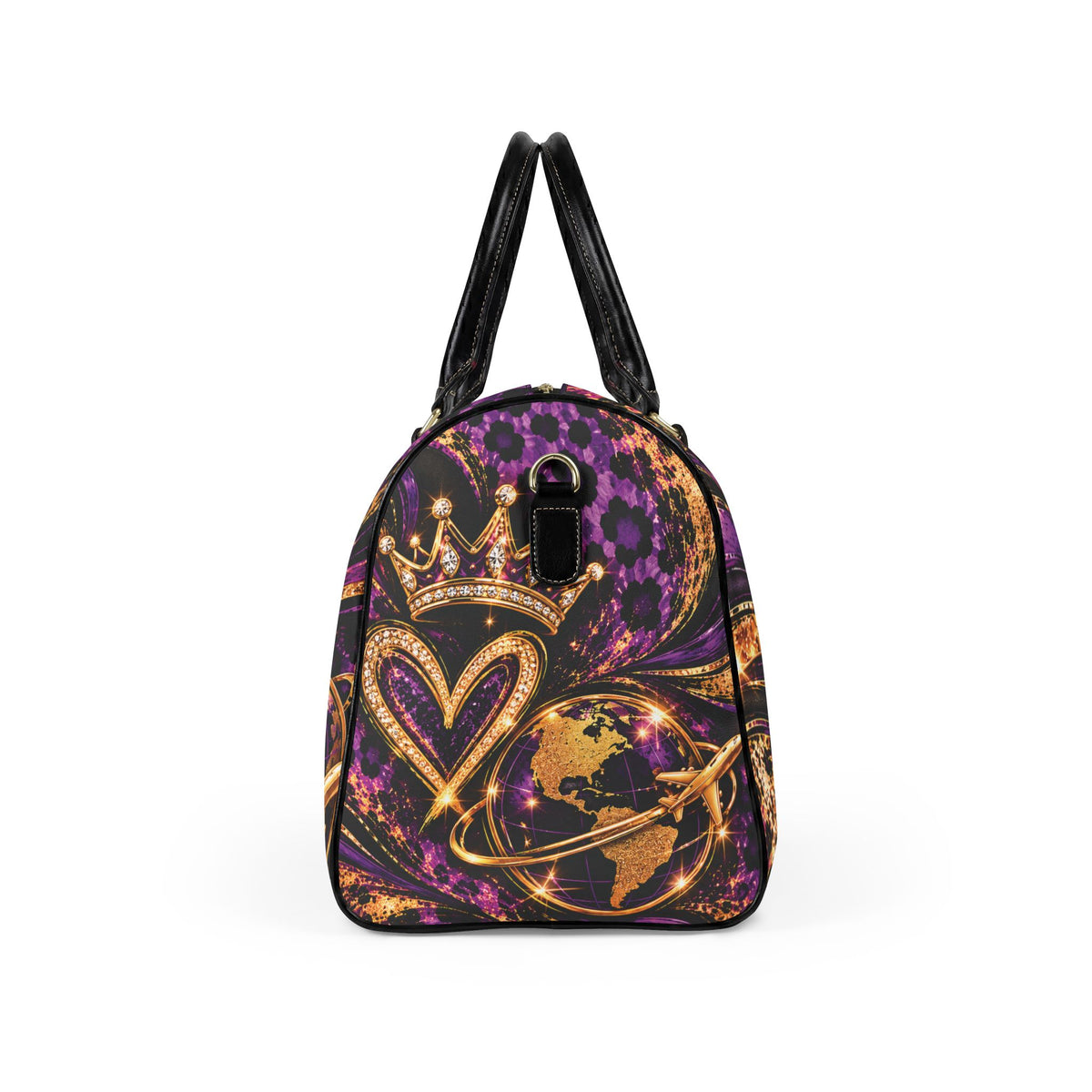 Faux Leather Travel Bag