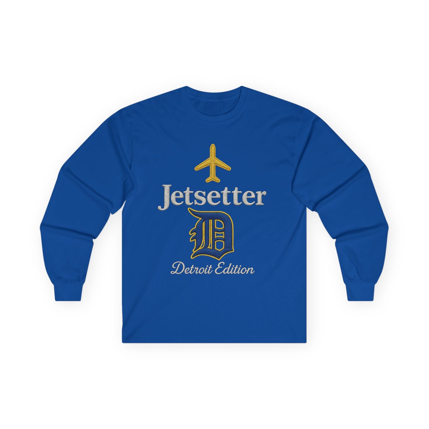 Jetsetter Detroit Long Sleeve Tee - JusKay Design