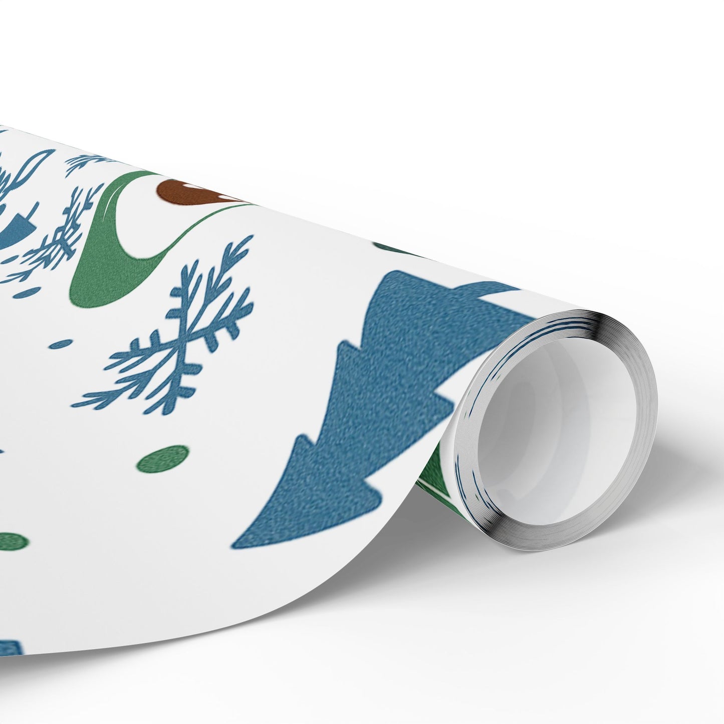 Black Santa | Holiday Wrapping Paper | JusKay Travels Design