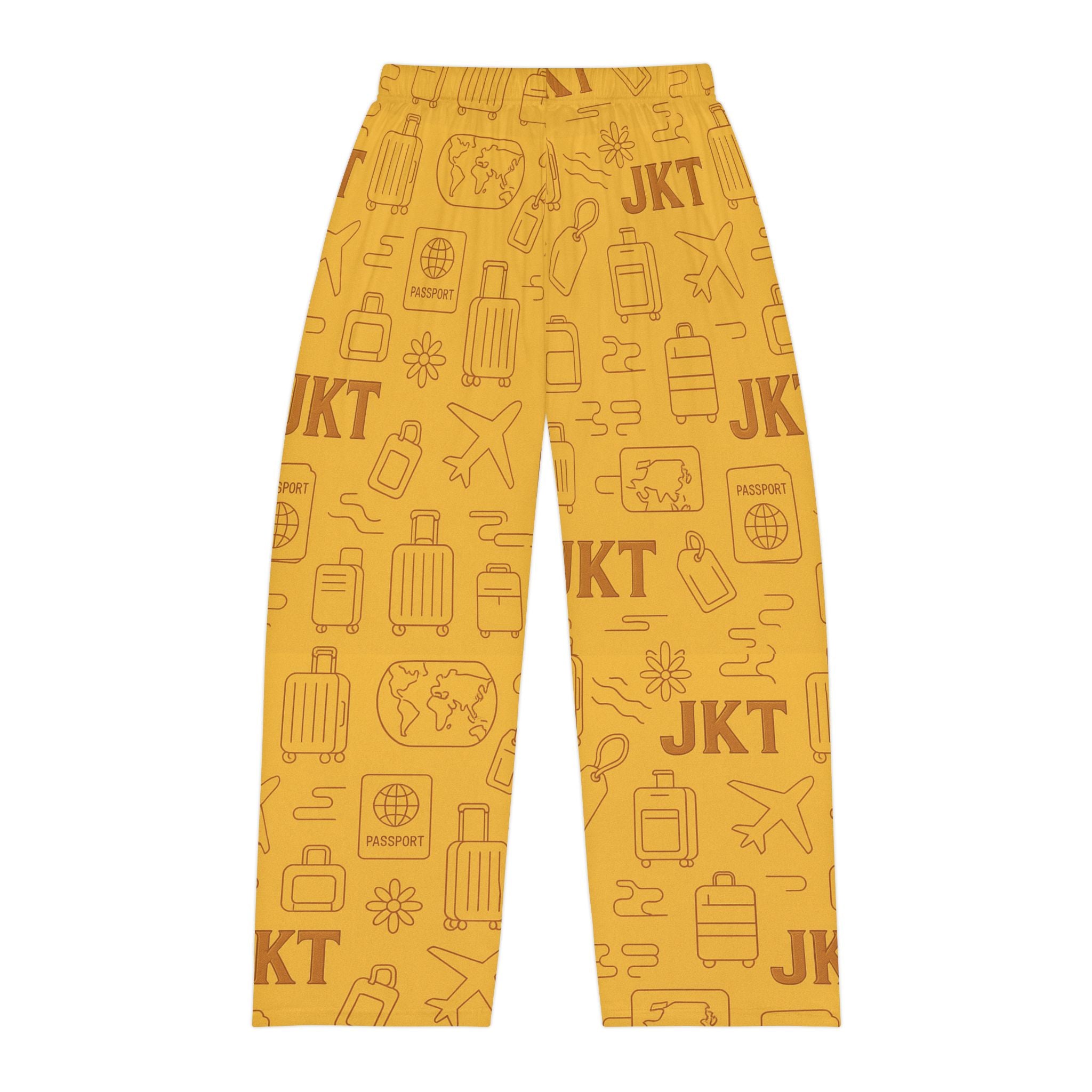 Travel-Inspired Men's Pajama Pants, Loungewear