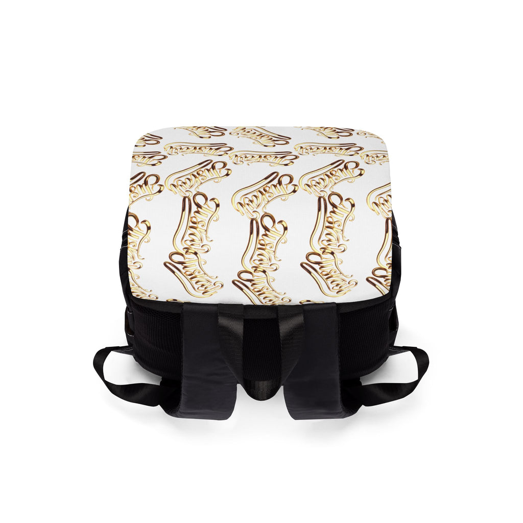 Shoulder Backpack - Juskay Design (White)