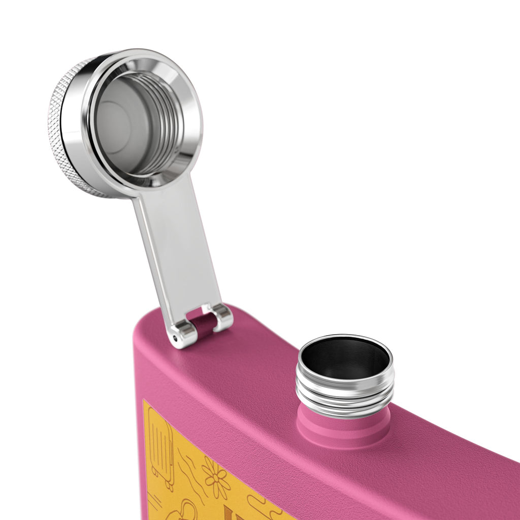 Stainless Steel Flask, 6oz - JusKay Design