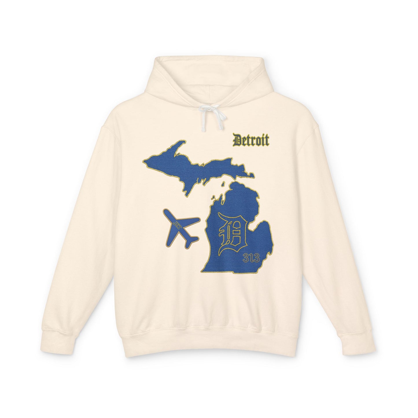 Jetsetter Hoodie | Detroit Edition - Michigan Map Travel Pullover