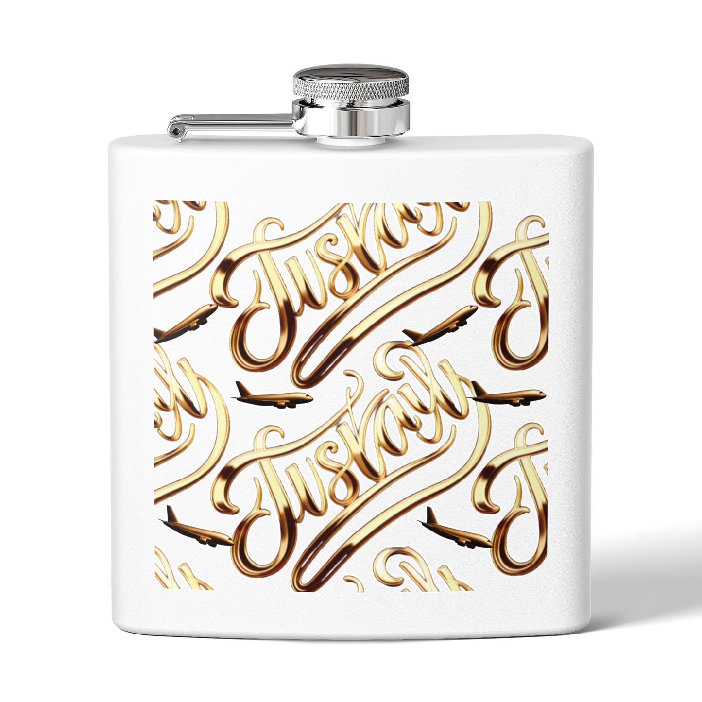 Stainless Steel Flask, 6oz - JusKay Design