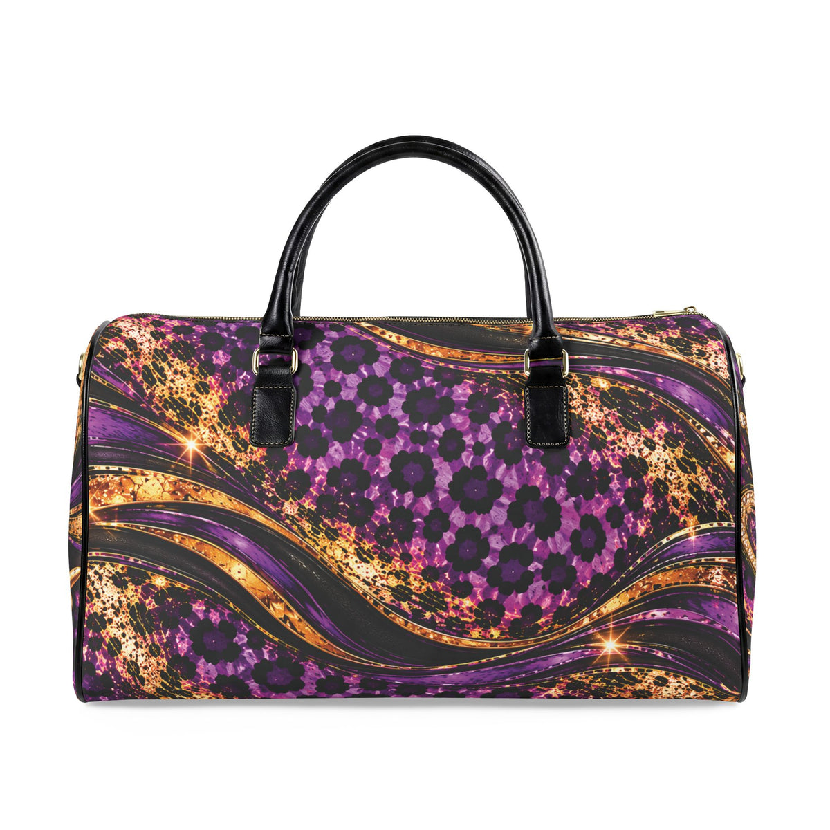 Faux Leather Travel Bag
