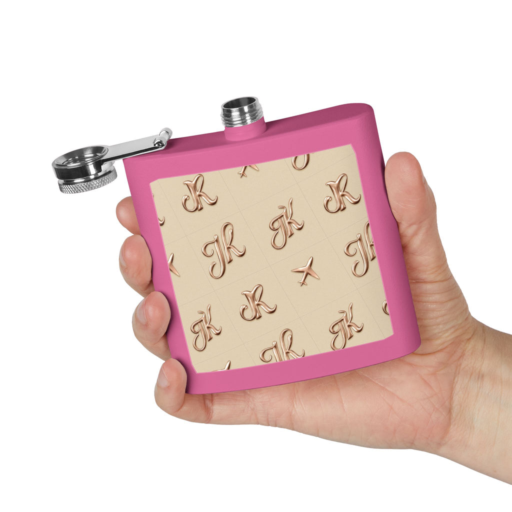 Stainless Steel Flask, 6oz - JusKay Design