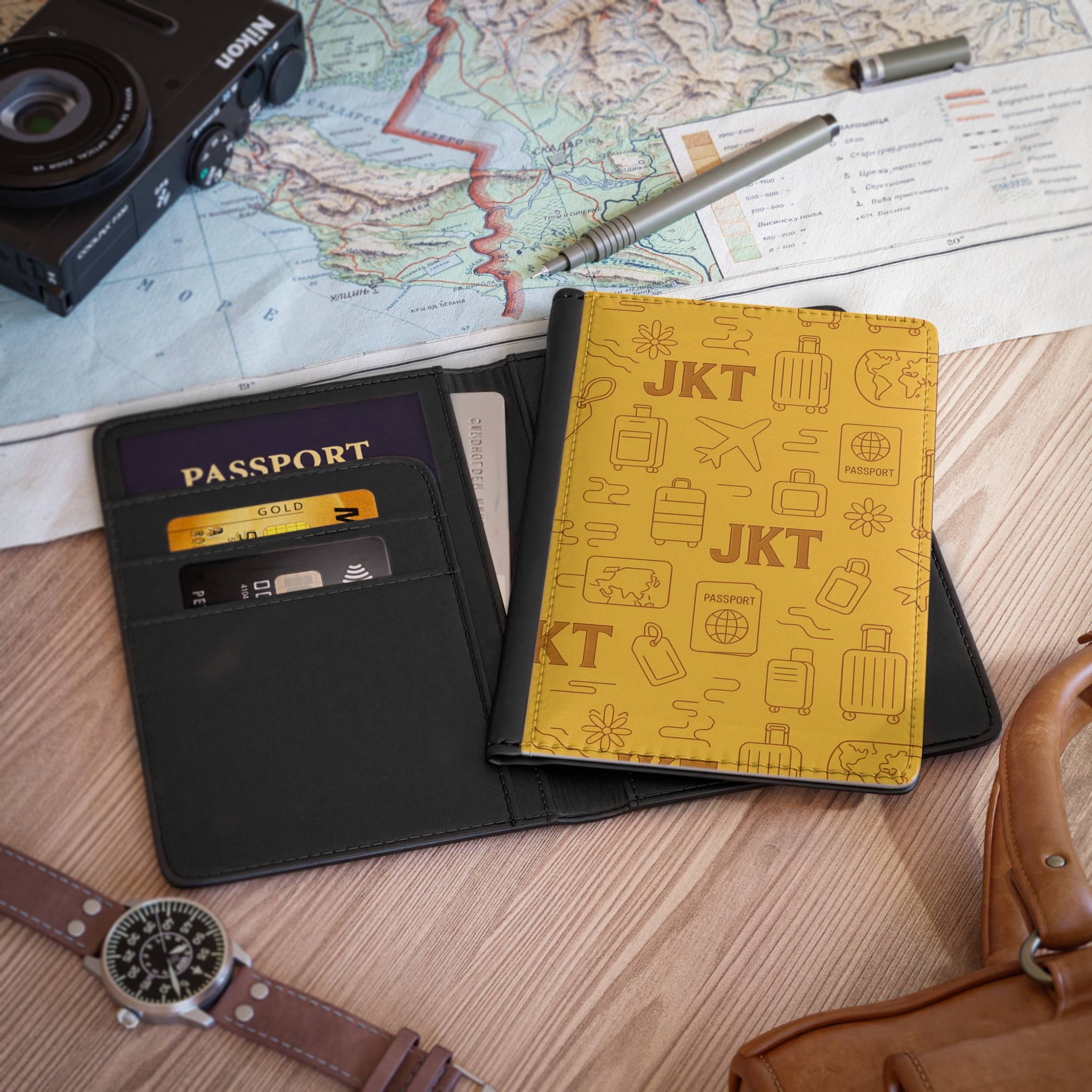 Passport Cover Juskay Design, Travel Accessory