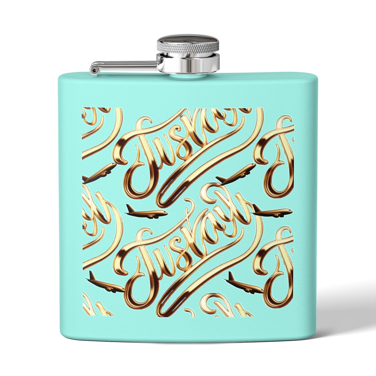 Stainless Steel Flask, 6oz - JusKay Design