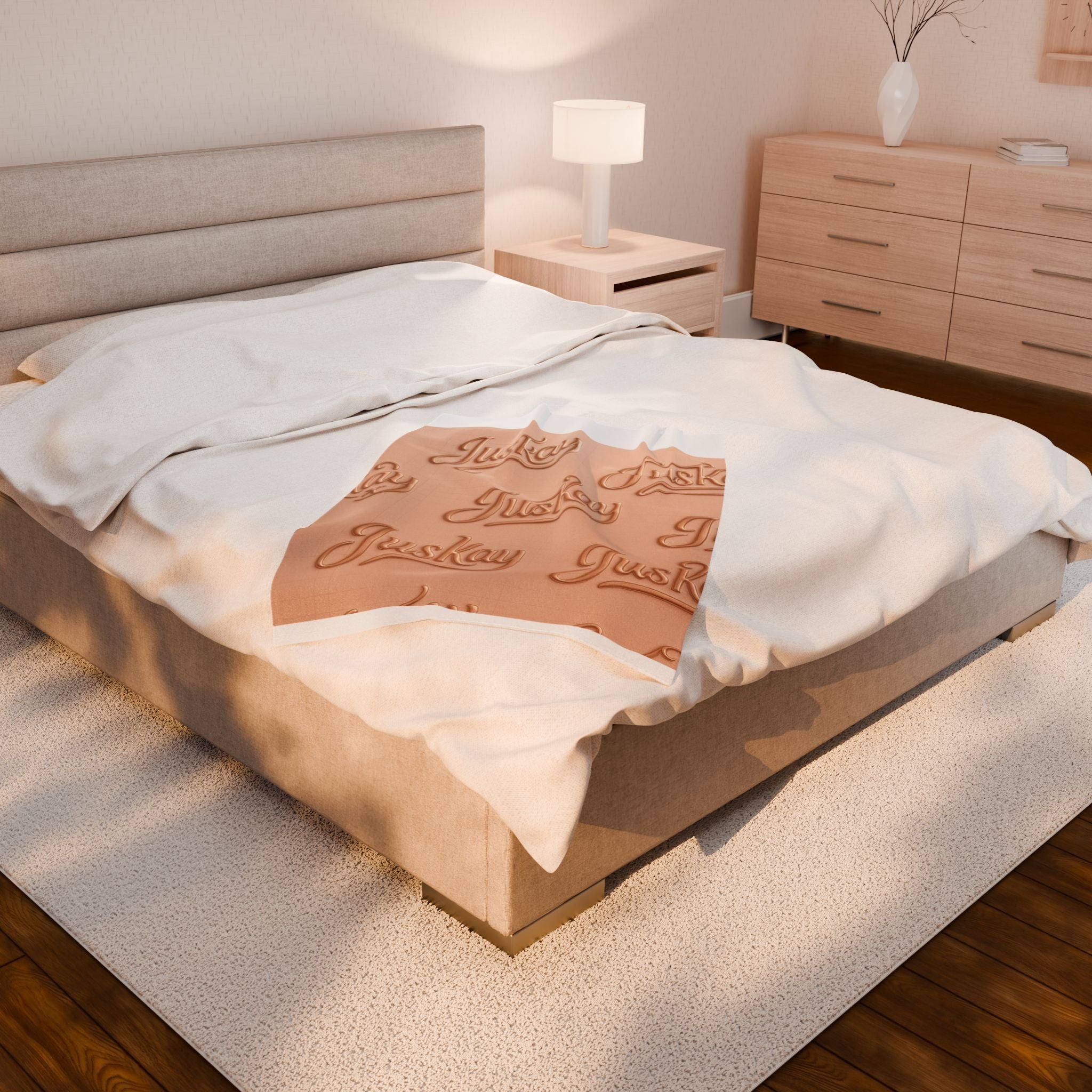 Plush Travel Blanket - Juskay Design