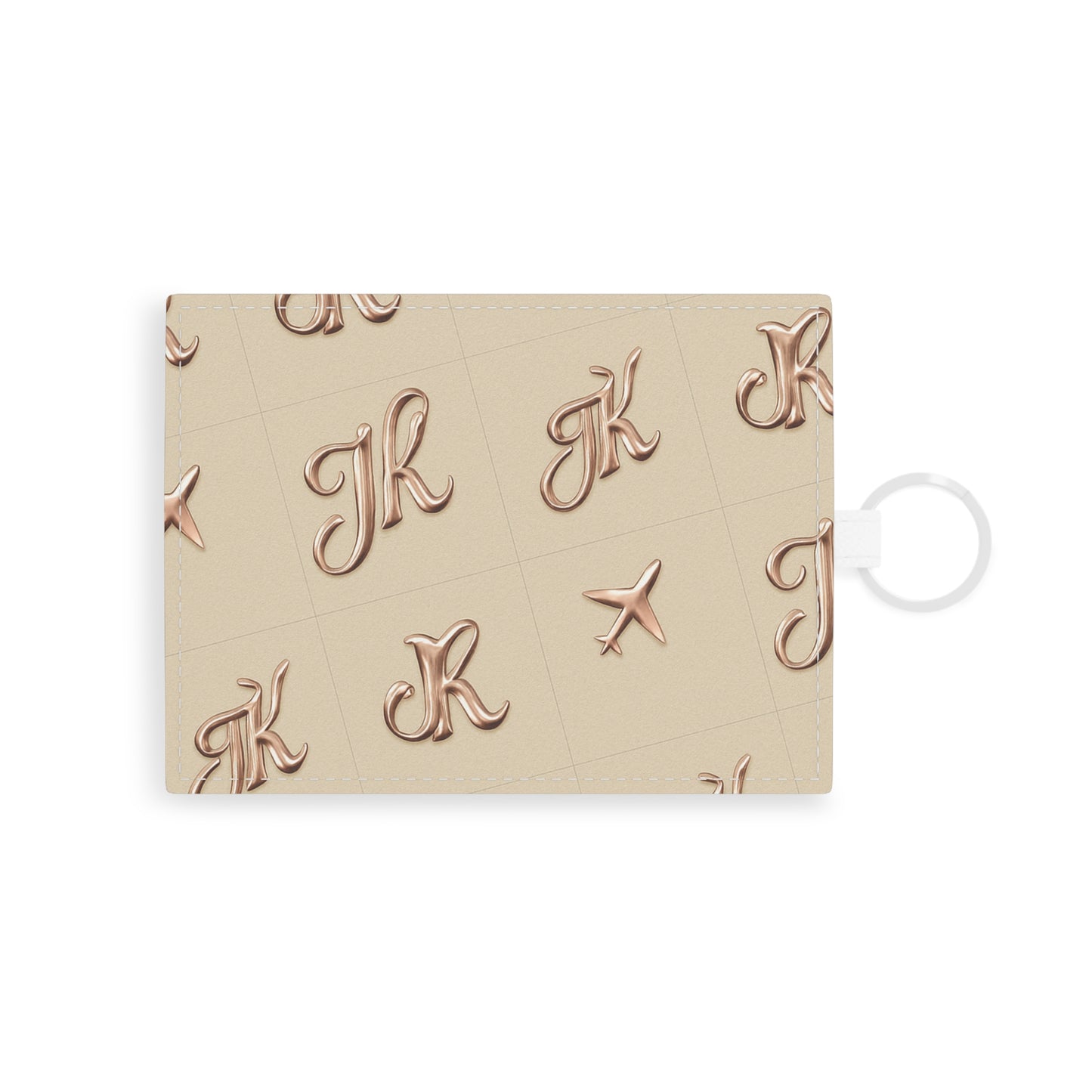 Card Holder Saffiano Leather Luxe Pattern | JusKay Design