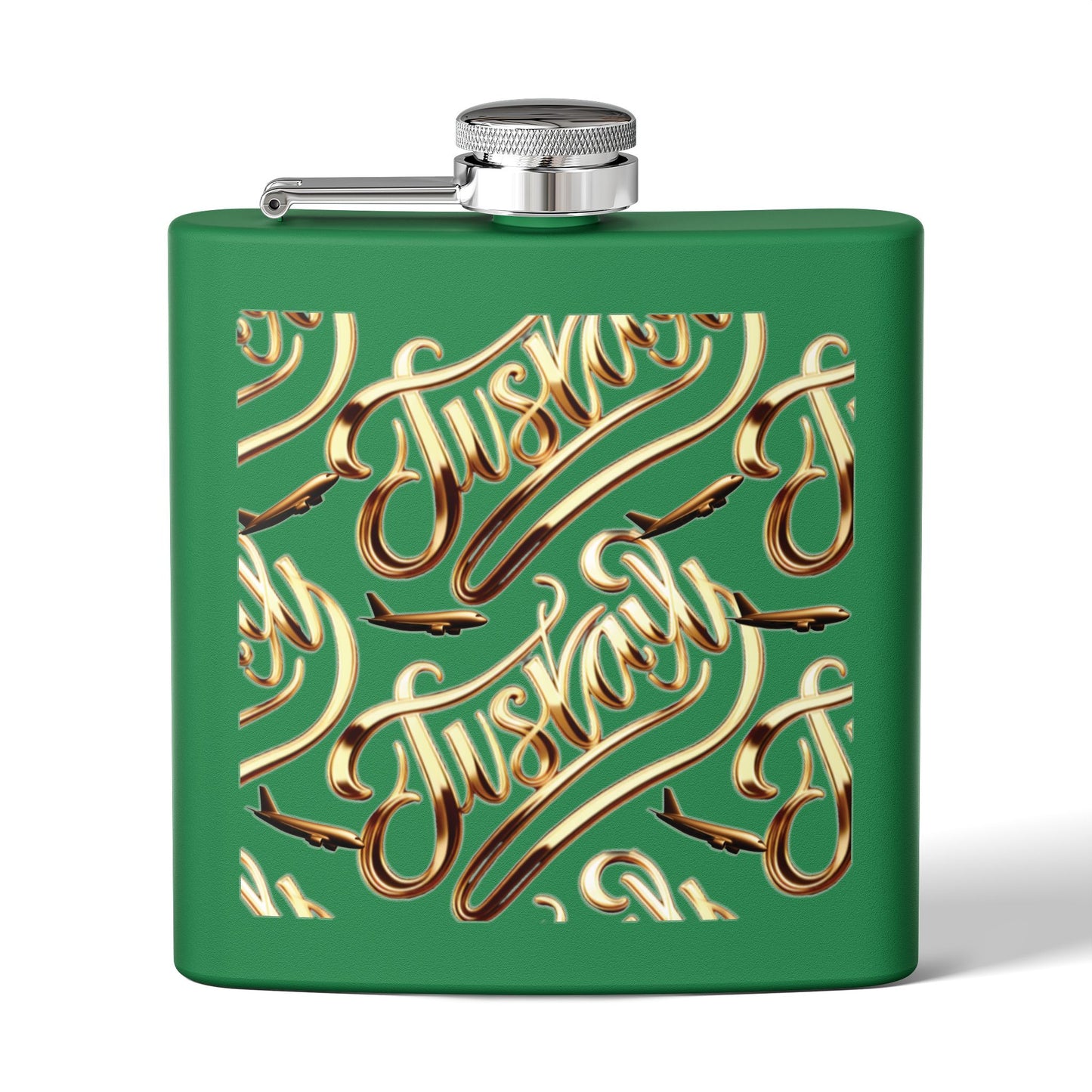 Stainless Steel Flask, 6oz - JusKay Design