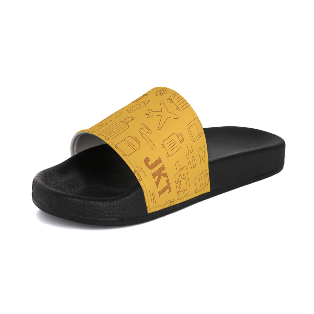 Men's Slide Sandals, Summer Travel Comfortable Footwear