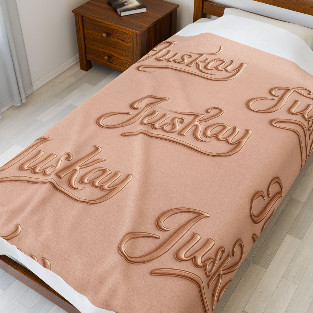 Plush Travel Blanket - Juskay Design