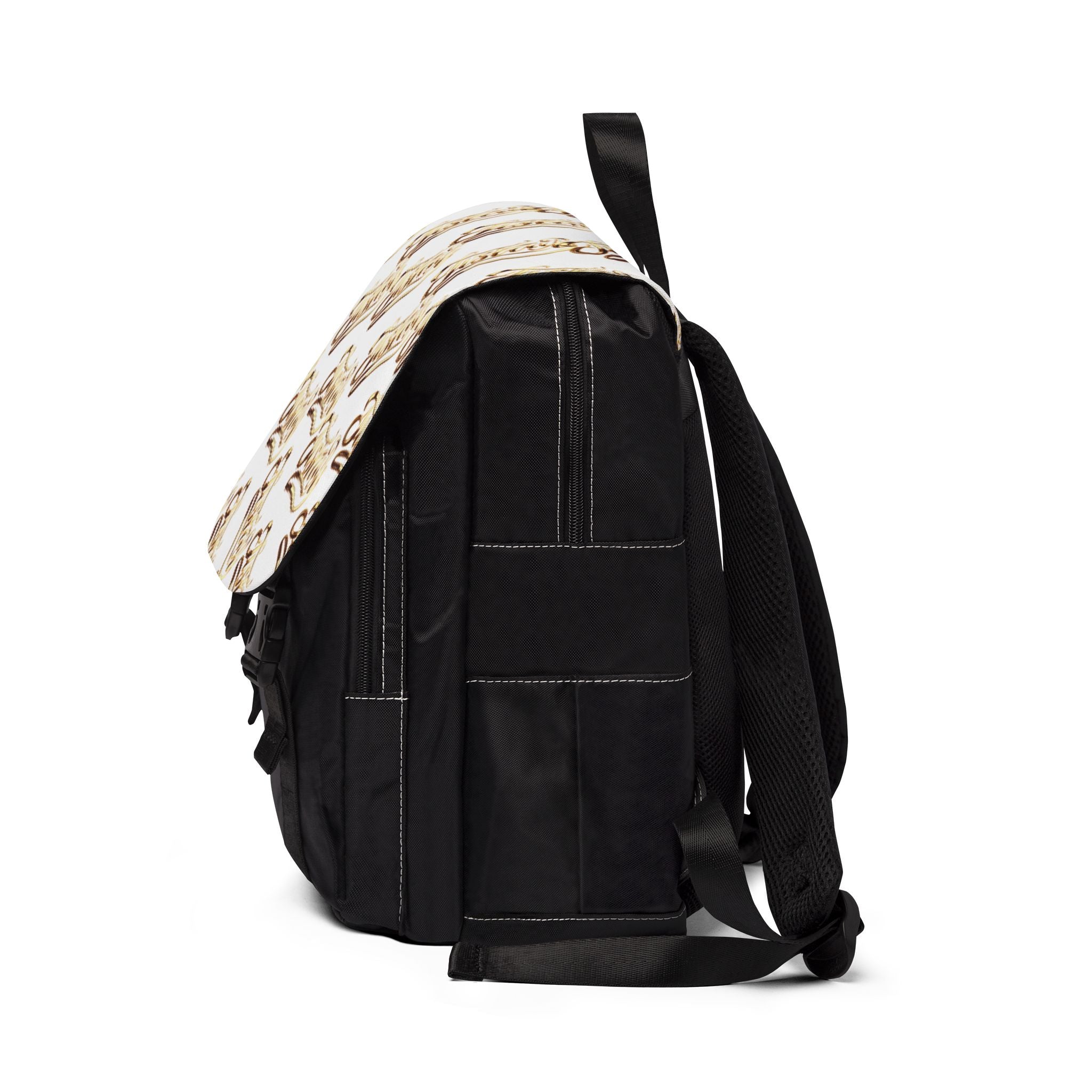 Shoulder Backpack - Juskay Design (White)