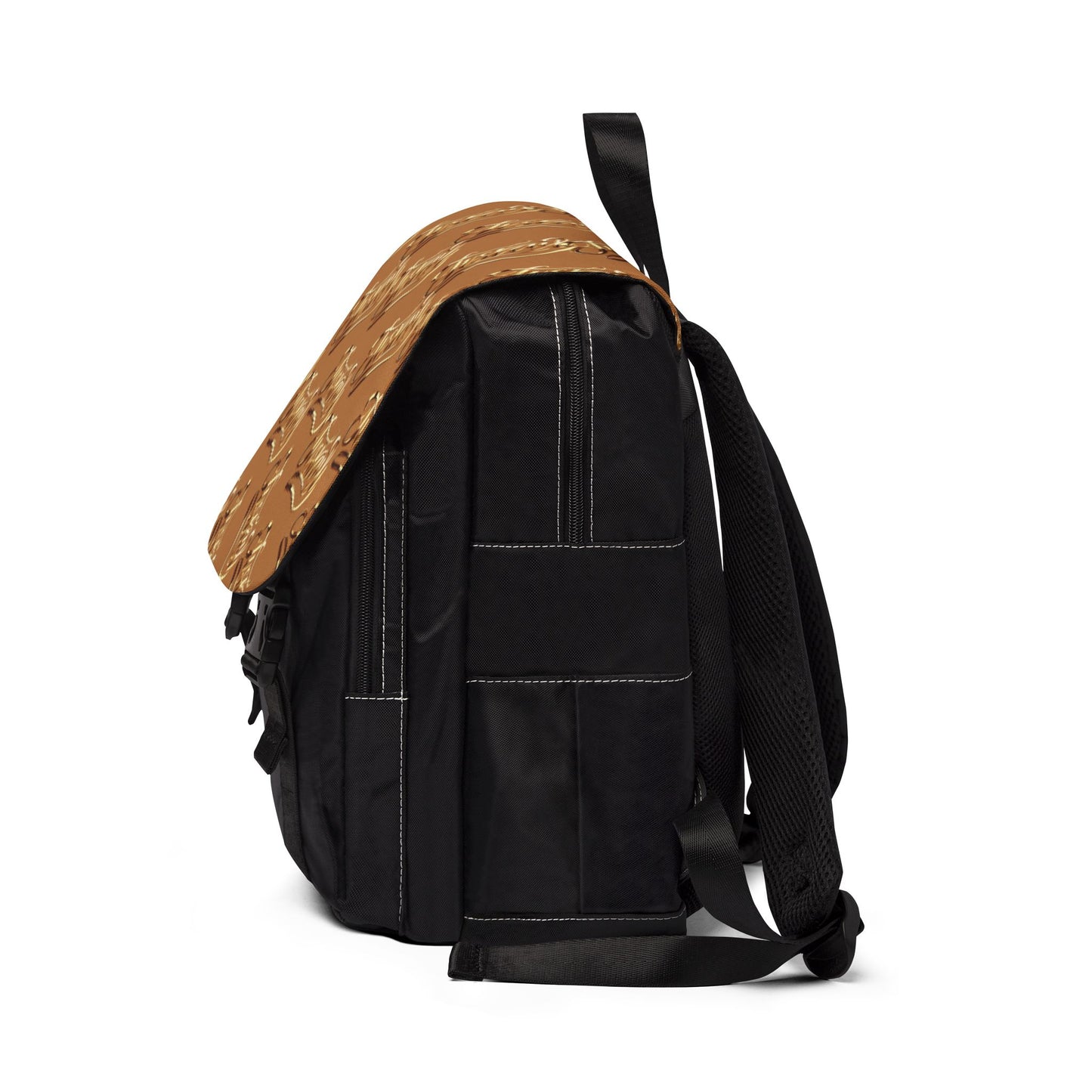 Shoulder Travel Backpack| JusKay Design (Light Brown)