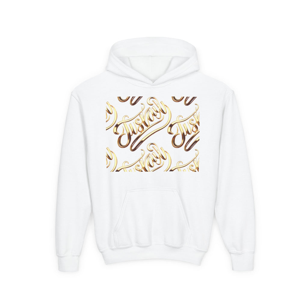 Youth Hooded Sweatshirt with Juskay Design