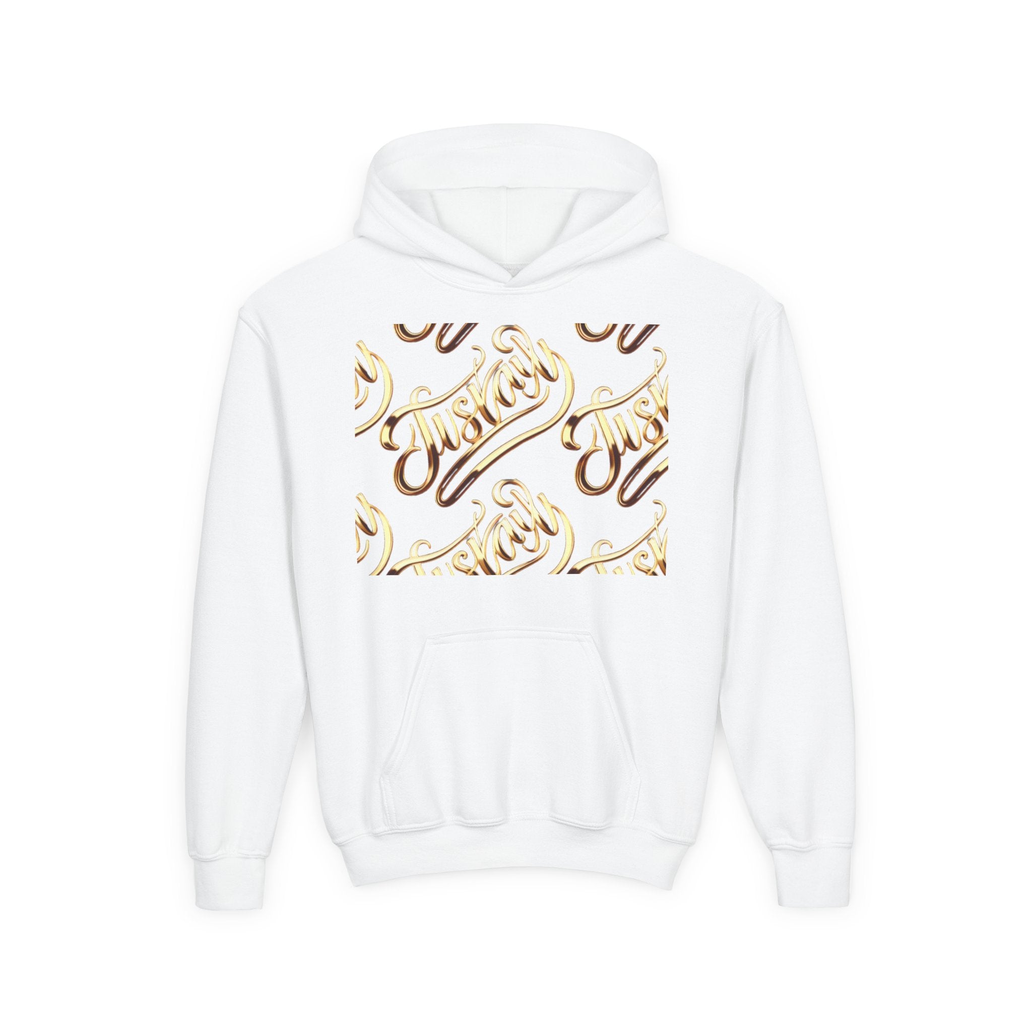 Youth Hooded Sweatshirt with Juskay Design