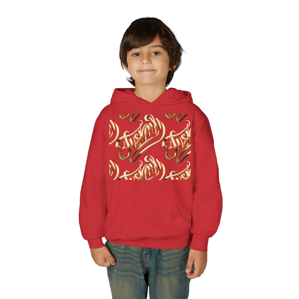 Youth Hooded Sweatshirt with Juskay Design