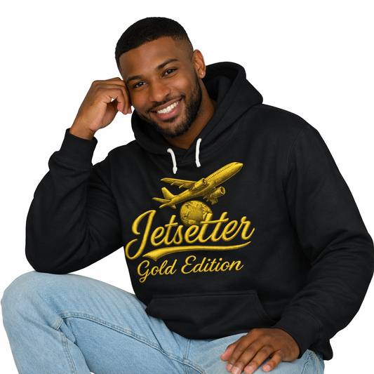 Jetsetter Hoodie | Gold Edition Travel Pullover