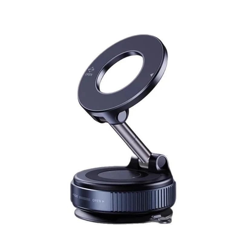 New foldable vacuum magnetic phone holder