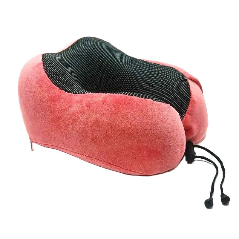 New Memory Foam Neck Pillow w/ Massage