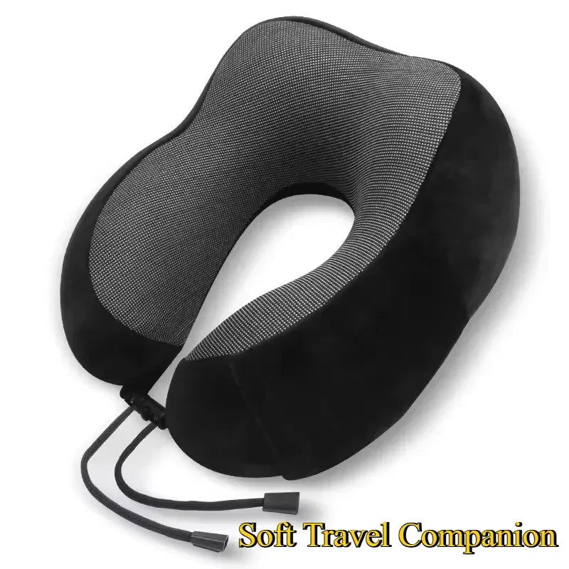 New Memory Foam Neck Pillow w/ Massage