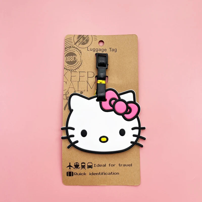 Hello Kitty Gel Luggage Tag Travel Accessory