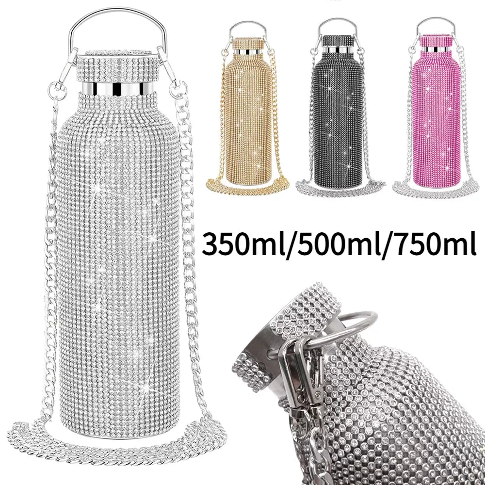 NEW  Bling Diamond Thermos Bottle