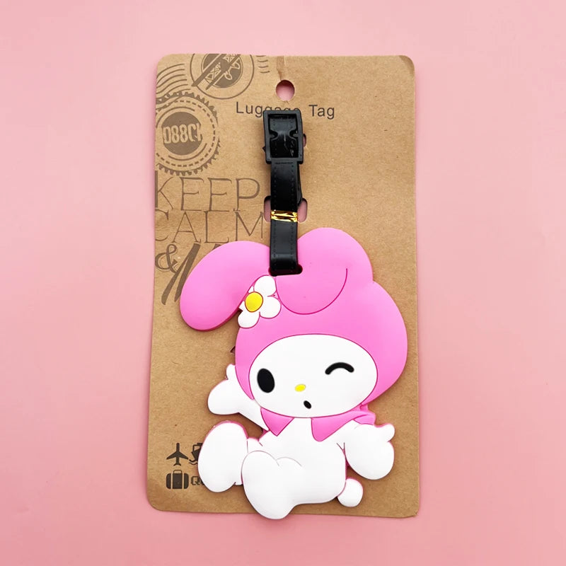 Hello Kitty Gel Luggage Tag Travel Accessory