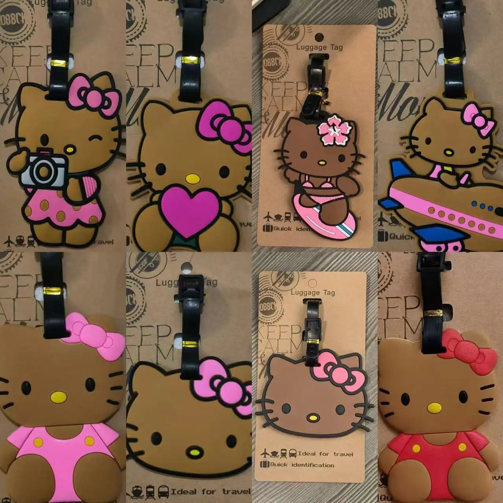 Hello Kitty Luggage Tag Suitcase ID Label