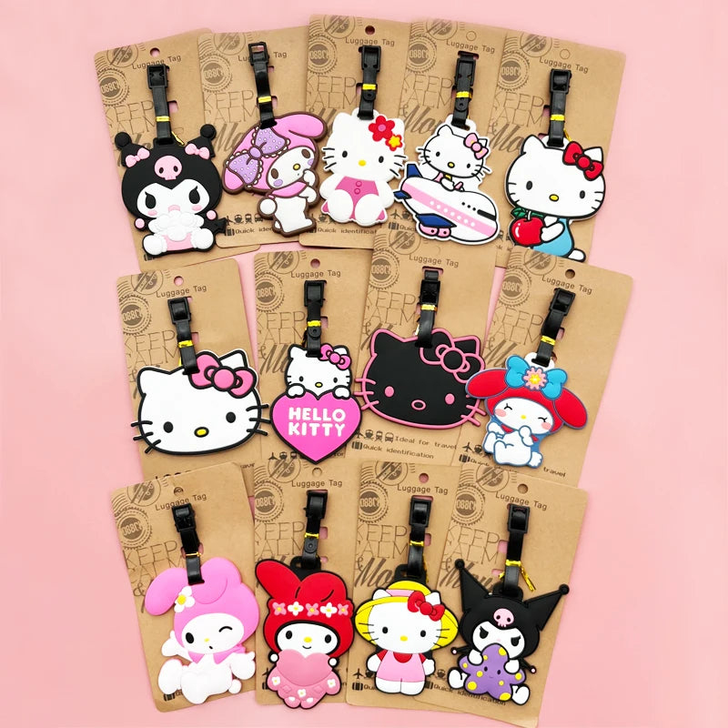 Hello Kitty Gel Luggage Tag Travel Accessory