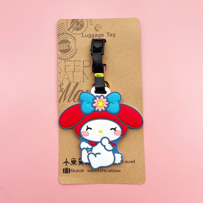 Hello Kitty Gel Luggage Tag Travel Accessory