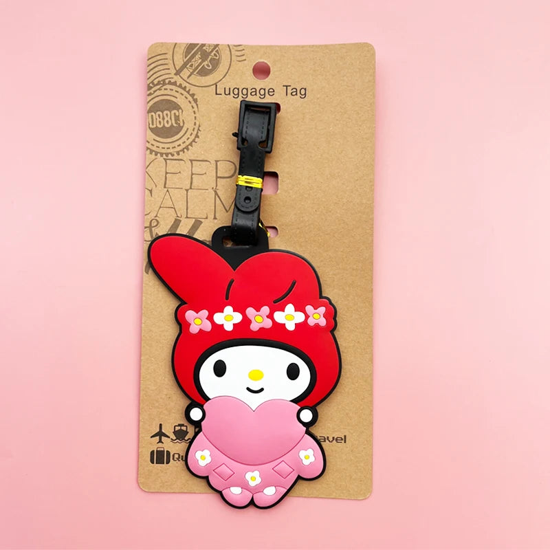Hello Kitty Gel Luggage Tag Travel Accessory