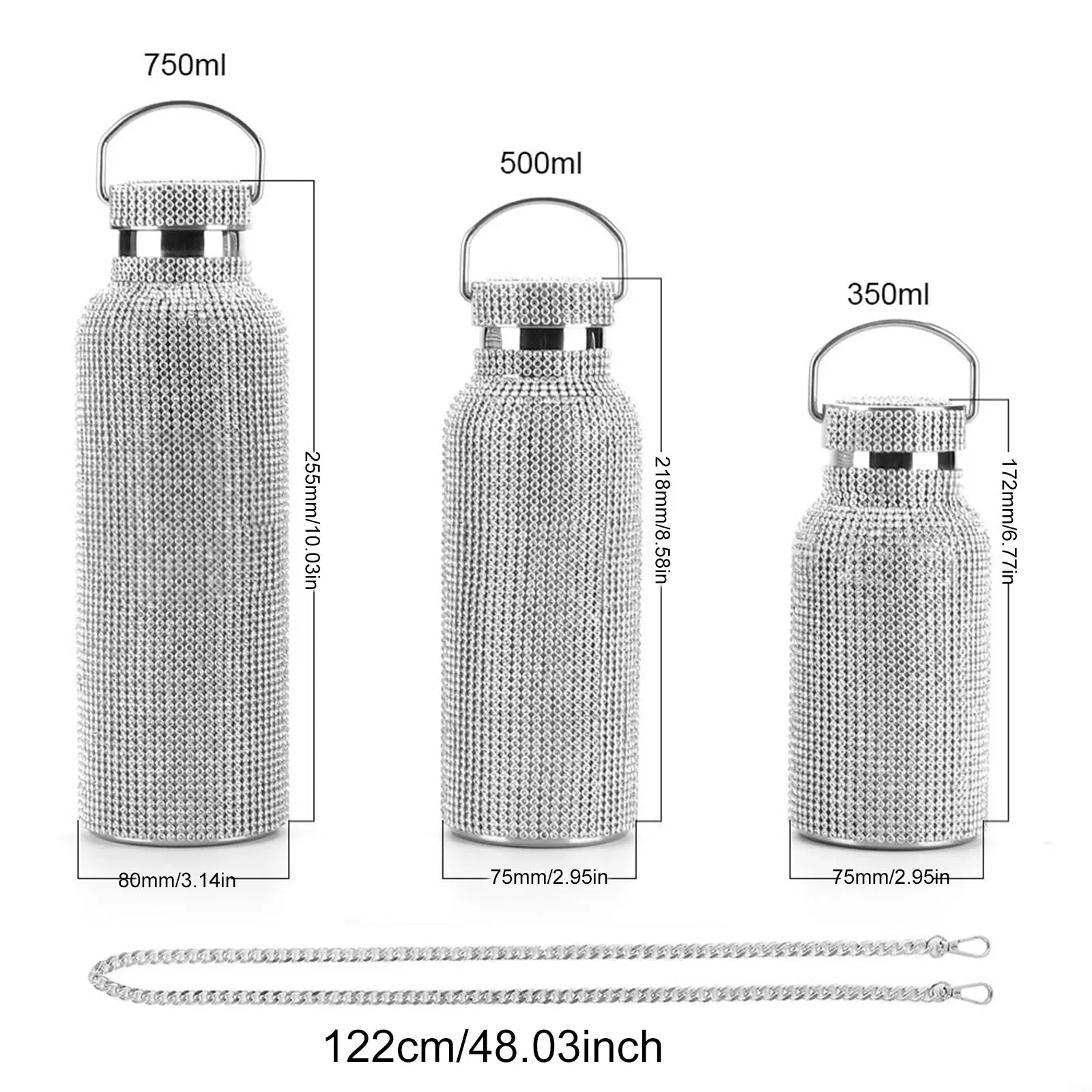 NEW  Bling Diamond Thermos Bottle