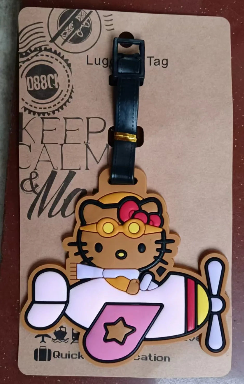 Hello Kitty Luggage Tag Suitcase ID Label
