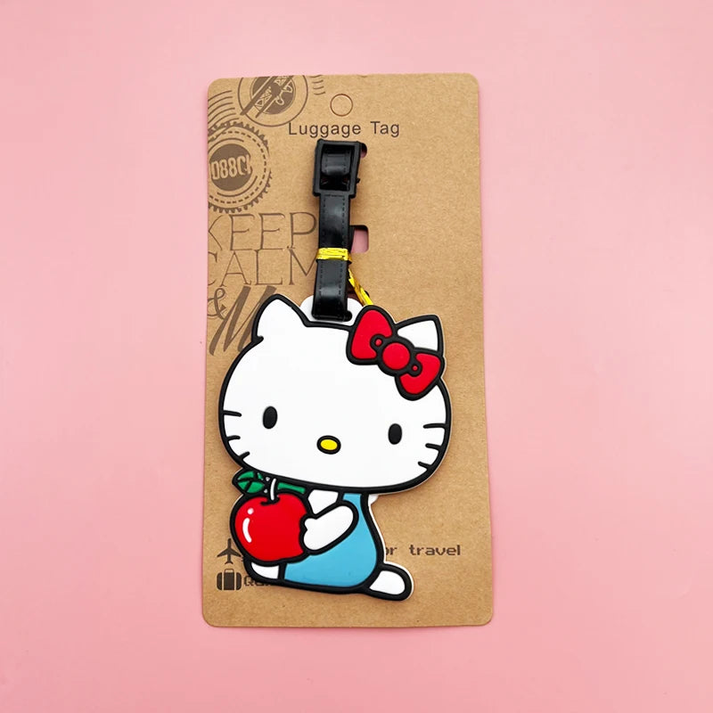 Hello Kitty Gel Luggage Tag Travel Accessory