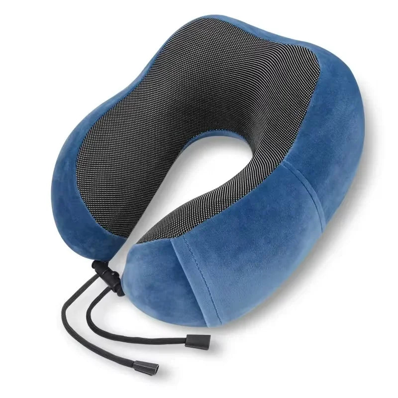 New Memory Foam Neck Pillow w/ Massage