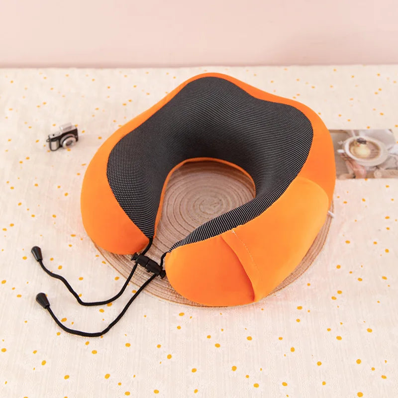 New Memory Foam Neck Pillow w/ Massage